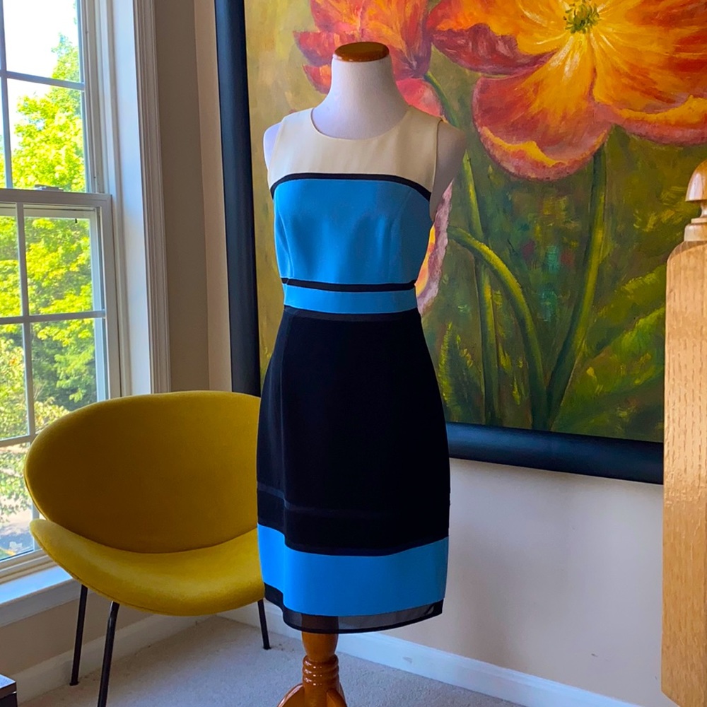 Black and blue Sachin+Babi dress